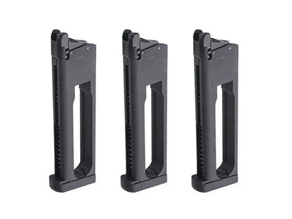 KJ WORKS V2 1911 / KP-07/ KP-16 Series Gas Blowback 24rds CO2 Magazine.
