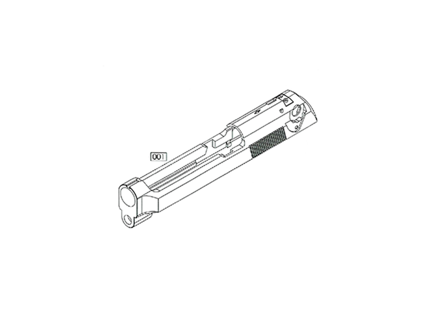 KJ WORKS KP-19 Hi-Capa 手槍 原廠備用零件.