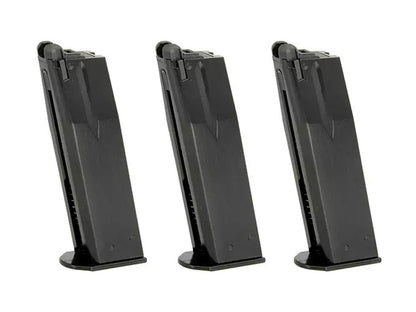 KJ WORKS KP-09 / CZ 75 ガスブローバック 用 24発 ガス スペアマガジン.