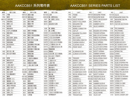 KWC Desert Eagle .50AE CO2 Blowback Airsoft Pistol Replacement Part.