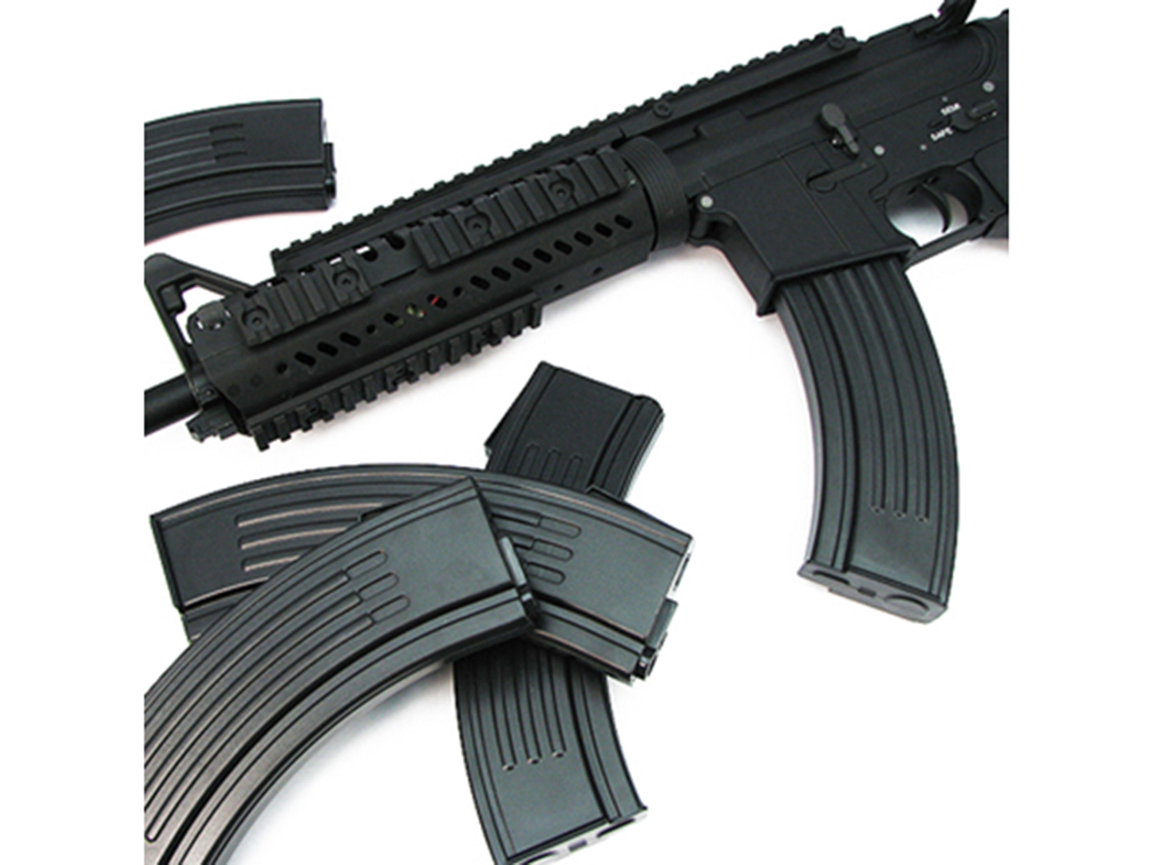 KING ARMS キングアームズ AK スタイル M16 シリーズ 電動ガン用 100連 