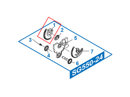 【純正部品】G&G SG553 電動ガン シリーズ パーツ.