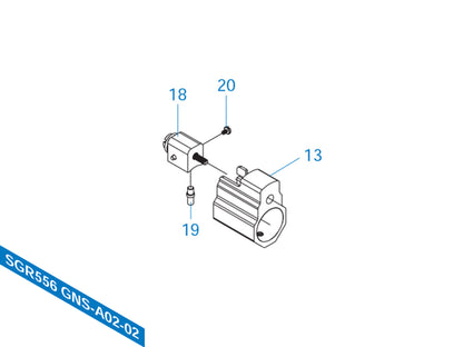 【純正部品】G&G SGR 556 シリーズ 電動ガン パーツ.