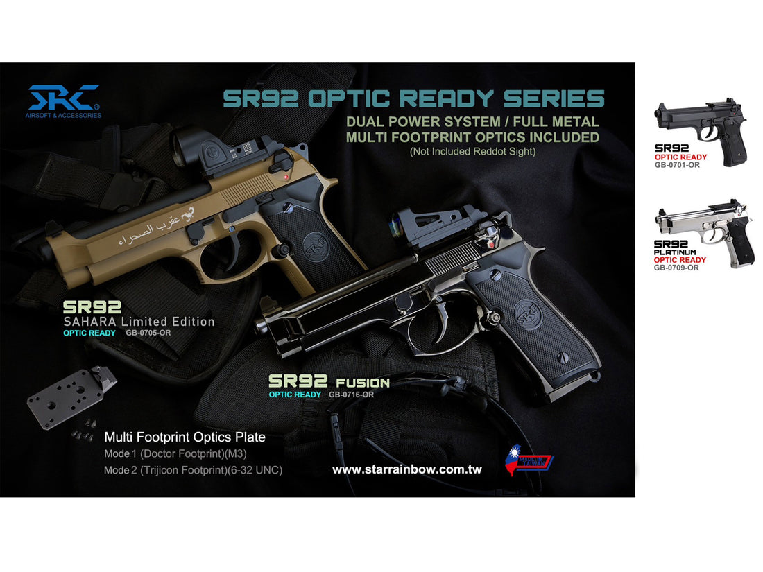 SRC SR92 OR BERETTA M9 / M92 OR Gas Blowback Handgun Metal Parts Set ...