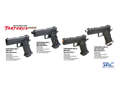 SRC TARTARUS MK II 4.3" HI-CAPA ガスブ ローバック ハンドガン.
