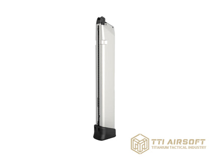TTI AIRSOFT G シリーズ アルミCNC ガスブローバック 用 50発 ロングマガジン.