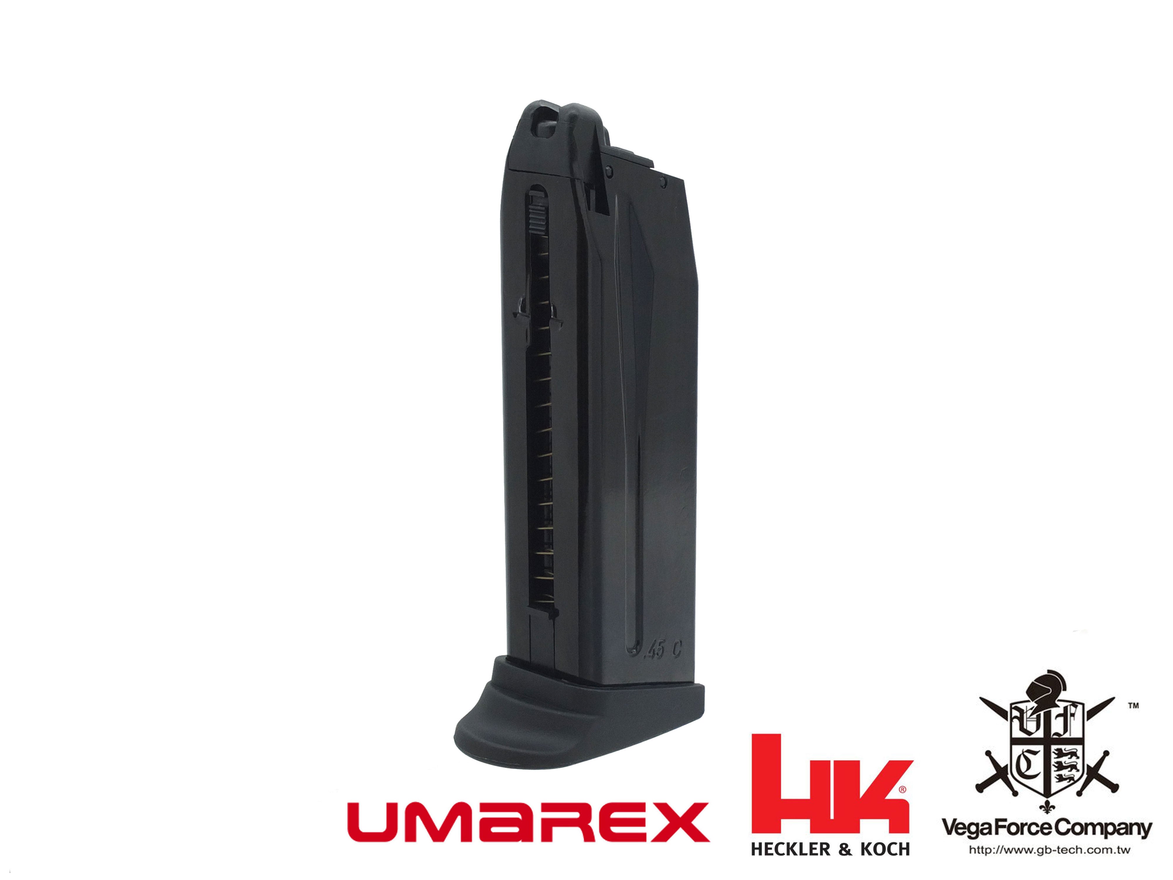 UMAREX | VFC HK45CT ガスブローバック 用 20発 スペアマガジン. – GD6-JP