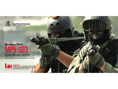 UMAREX | H&K VFC MP5 SD3 EARLY モデル 2024 V2 バージョン ガスブローバック サブマシンガン.
