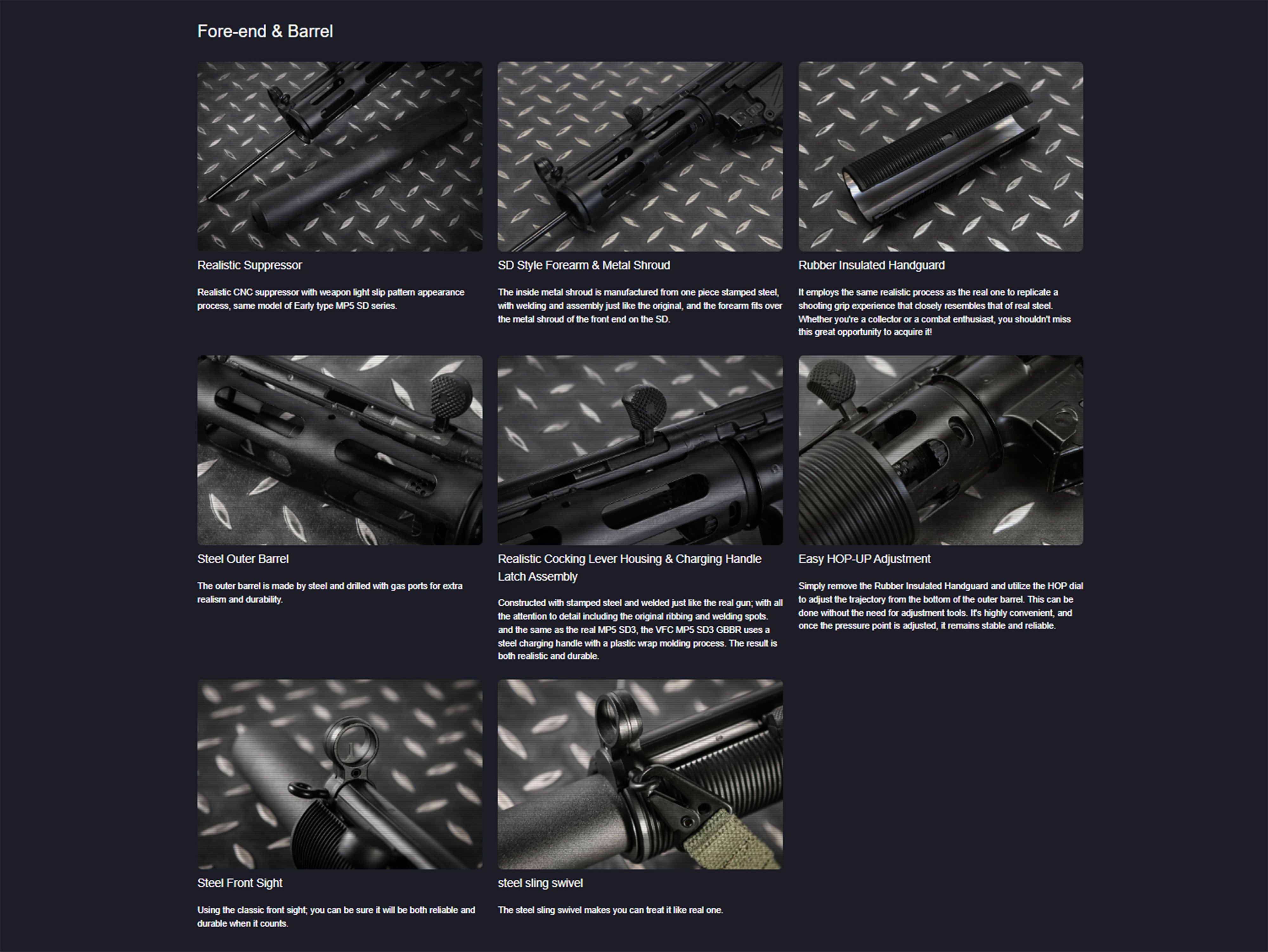 UMAREX H&K | VFC MP5 SD3 EARLY モデル 2024 V2 バージョン ガスブローバック サブマシンガン. – GD6-JP