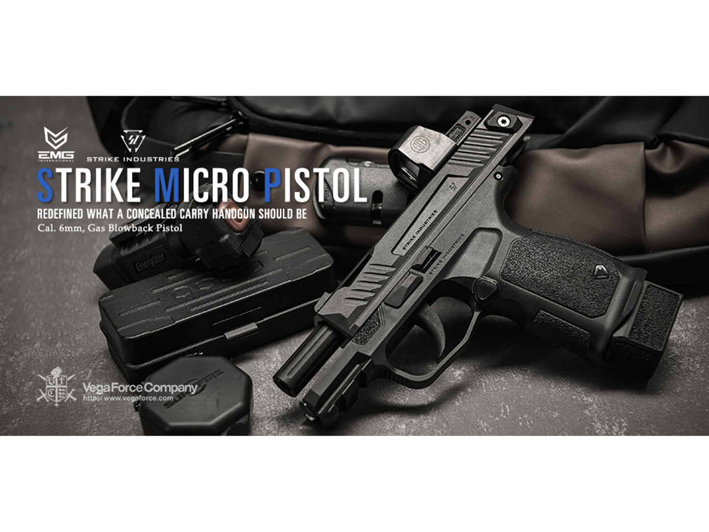 【予約品】【12月頃】EMG | Strike Industries SMP Strike Micro Pistol / P365 ガスブローバック ハンドガン.