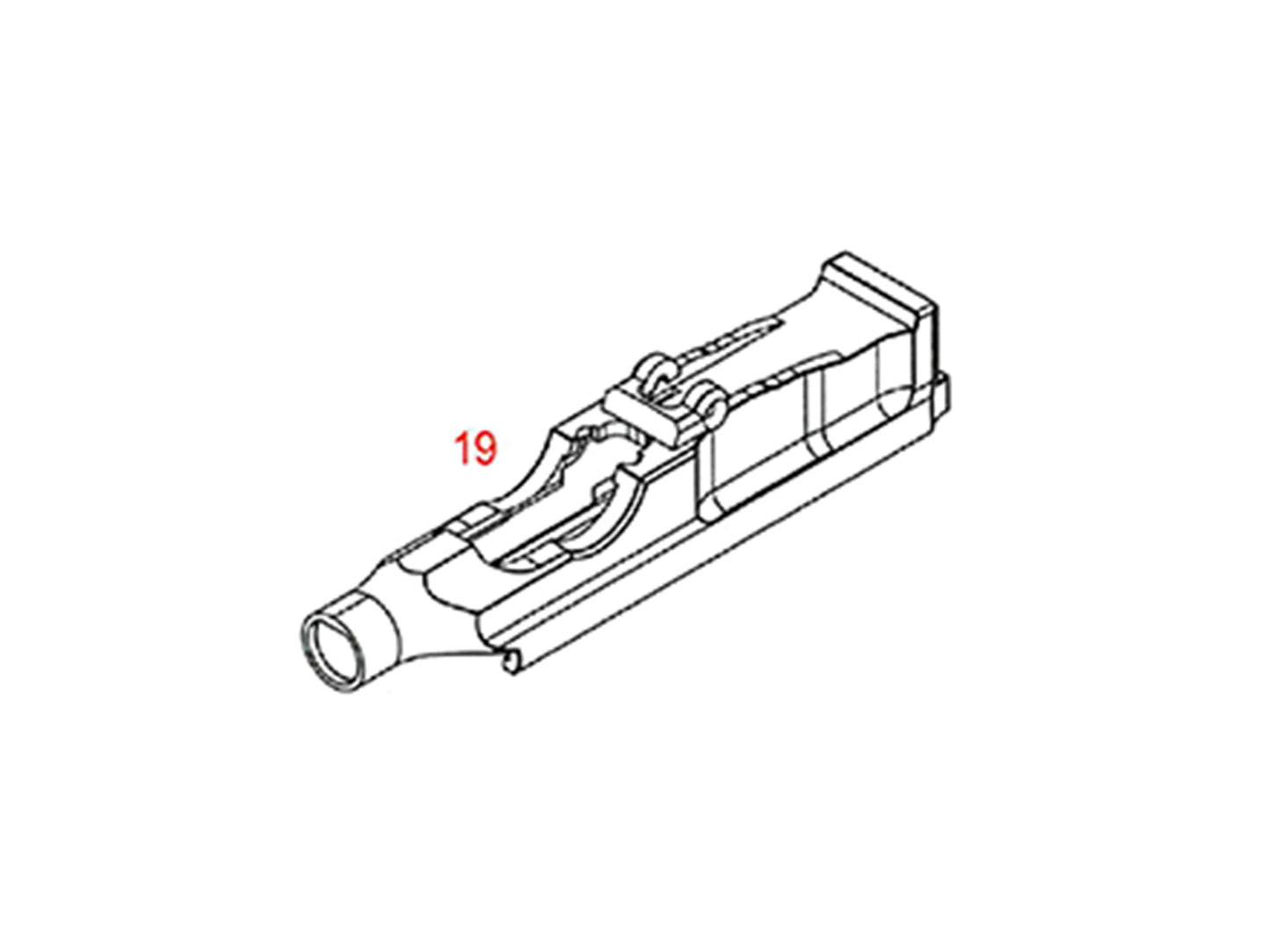 【純正部品】WE M712 シリーズ ハンドガン パーツ.
