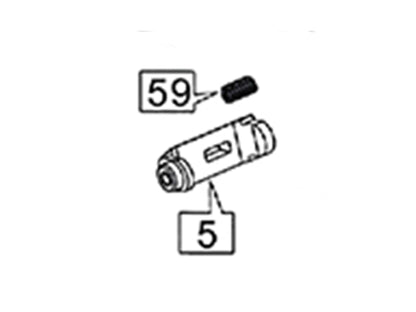 【純正部品】WE M9 ガスブローバック ハンドガン パーツ.