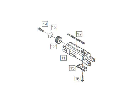 【純正部品】WE MEU / MEU Rail ( SOC ) M1911A1  シリーズ ハンドガン パーツ.