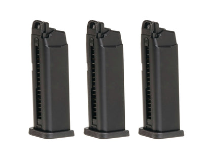 WE グロック19 G19 GEN3 シリーズ ガスブローバック用 20発 スペアマガジン.