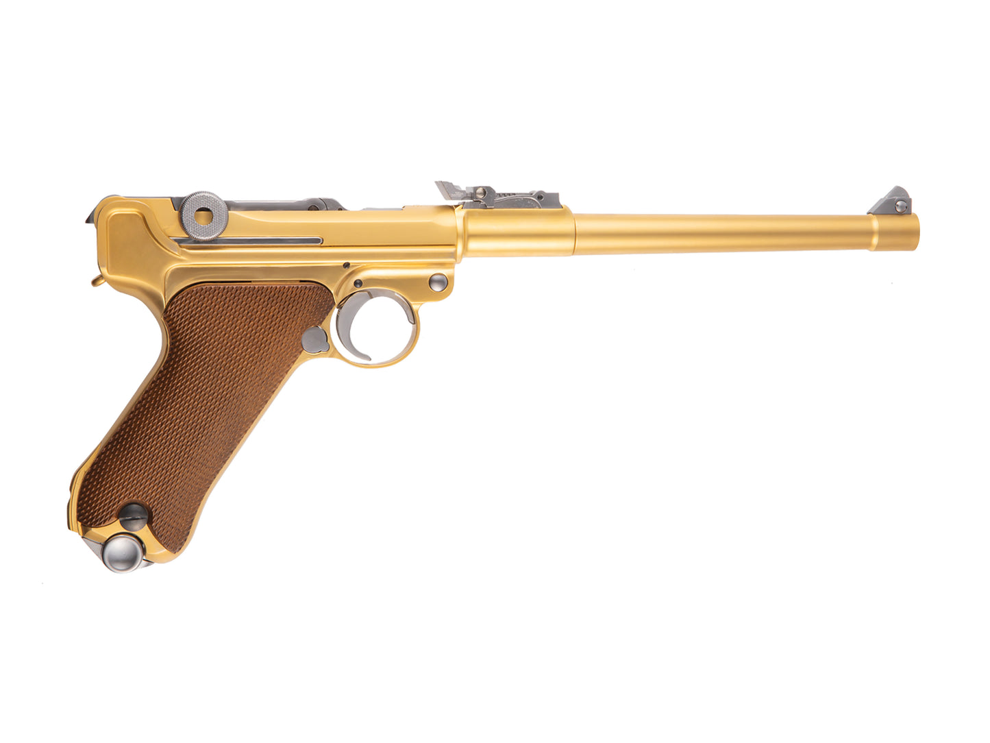 WE ルガー LUGER P08 8インチ ガスブローバック ハンドガン メタルパーツ セット.