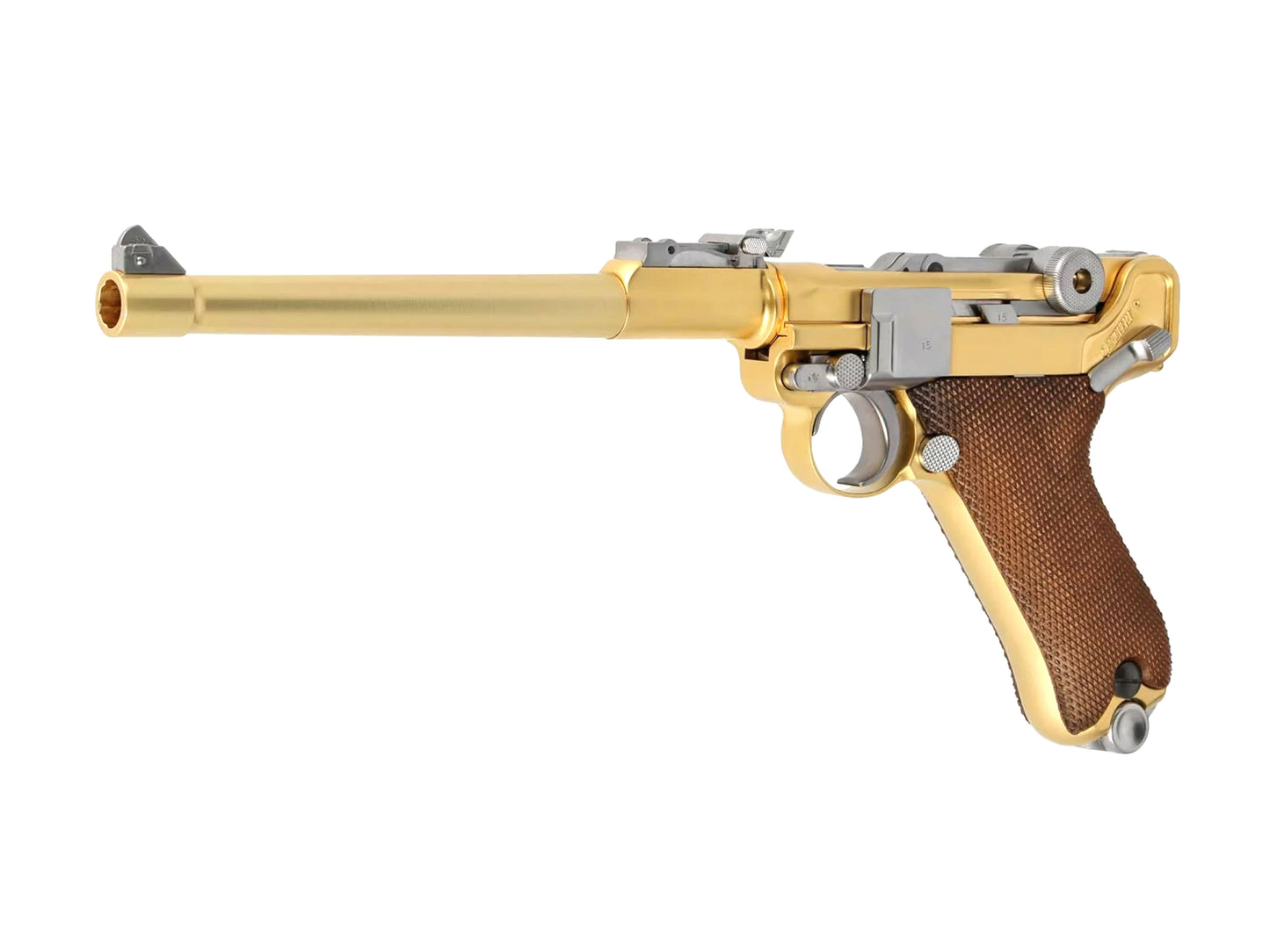 WE ルガー LUGER P08 8インチ ガスブローバック ハンドガン メタルパーツ セット.