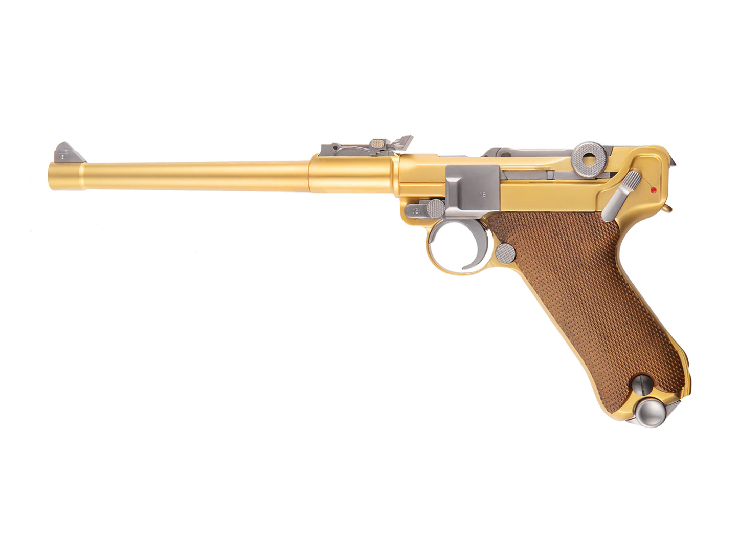 WE ルガー LUGER P08 8インチ ガスブローバック ハンドガン メタルパーツ セット.