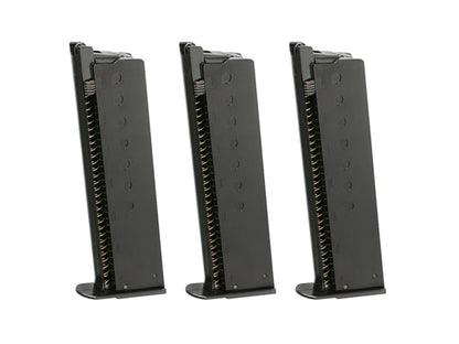 WE ワルサー WALTHER P38 ガスブローバック ハンドガン用 14発 スペアマガジン.