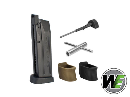WE M&P 9 ガスブローバック用 22発 CO2 スペアマガジン + バルブツール セット.