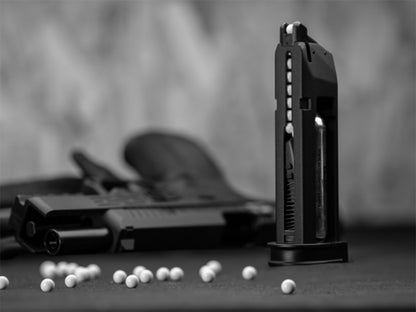 KJ WORKS ステアー L9A2 ガスブローバック用 22発 CO2 スペアマガジン.