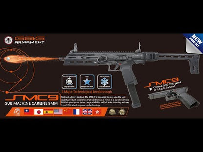 G&G SMC-9 ガスブローバック サブマシンカービン 9MM.