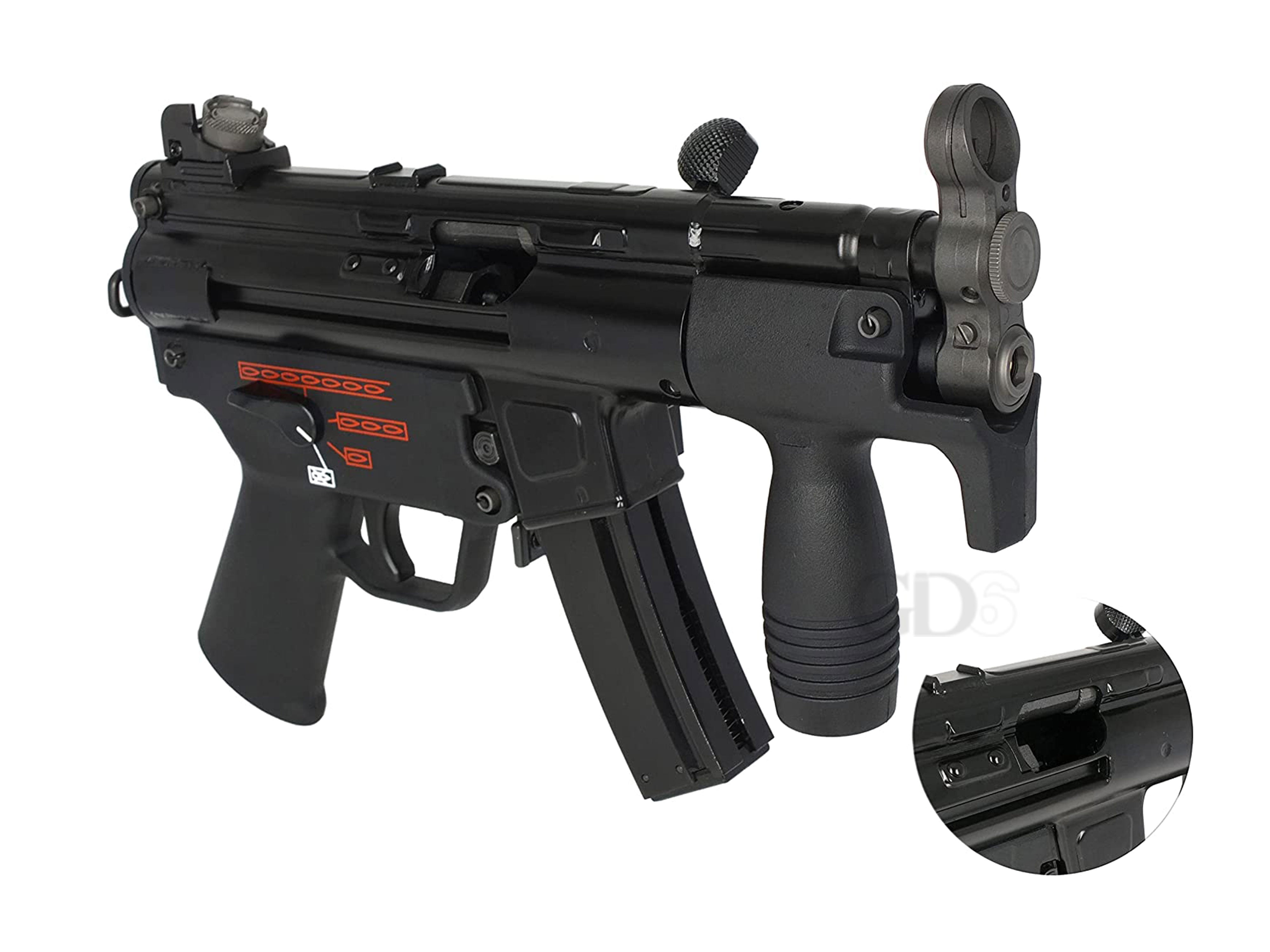 WE アパッチ APACHE MP5K ガスブローバック サブマシンガン. – GD6-JP