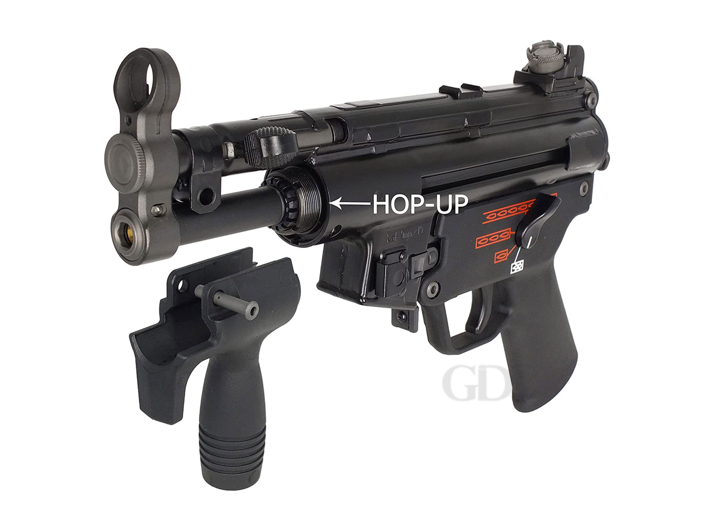 WE アパッチ APACHE MP5K ガスブローバック サブマシンガン.