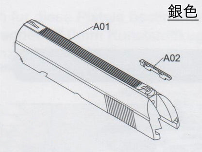 【純正部品】WE CT25 ガスブローバック ハンドガン シリーズ パーツ.