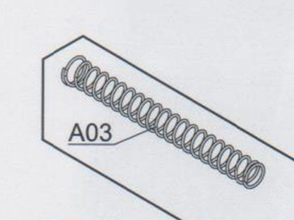 【純正部品】WE CT25 ガスブローバック ハンドガン シリーズ パーツ.