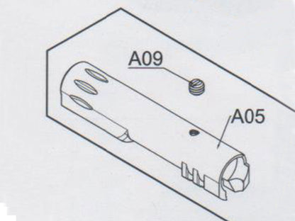 【純正部品】WE CT25 ガスブローバック ハンドガン シリーズ パーツ.
