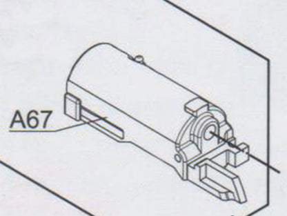 【純正部品】WE CT25 ガスブローバック ハンドガン シリーズ パーツ.