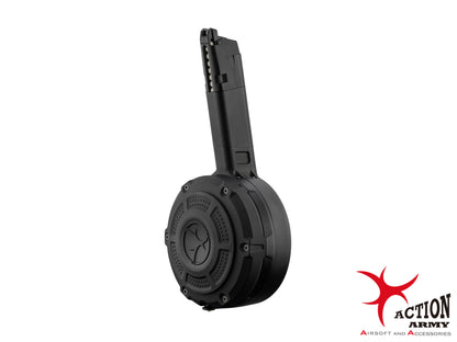 ACTION ARMY AAP-01 / AAP01C シリーズ 用 350連 ガスドラム マガジン .