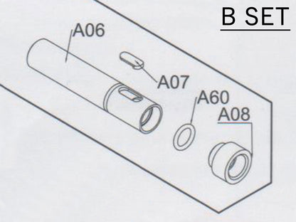 【純正部品】WE CT25 ガスブローバック ハンドガン シリーズ パーツ.
