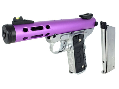 WE ギャラクシー Galaxy 1911 A シルバー フレーム Ver. ガスブローバック ハンドガン メタルパーツ セット.