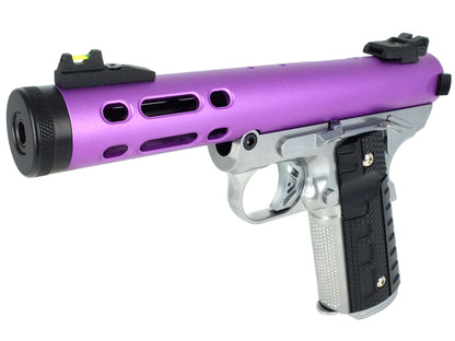 WE ギャラクシー Galaxy 1911 A シルバー フレーム Ver. ガスブローバック ハンドガン メタルパーツ セット.