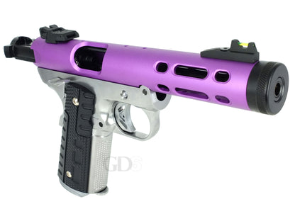 WE ギャラクシー Galaxy 1911 A シルバー フレーム Ver. ガスブローバック ハンドガン メタルパーツ セット.