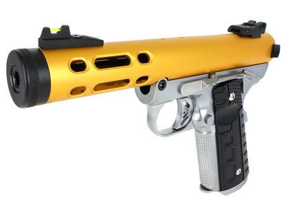 WE ギャラクシー Galaxy 1911 A シルバー フレーム Ver. ガスブローバック ハンドガン メタルパーツ セット.