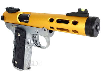 WE ギャラクシー Galaxy 1911 A シルバー フレーム Ver. ガスブローバック ハンドガン メタルパーツ セット.