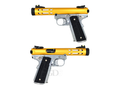 WE ギャラクシー Galaxy 1911 A シルバー フレーム Ver. ガスブローバック ハンドガン メタルパーツ セット.