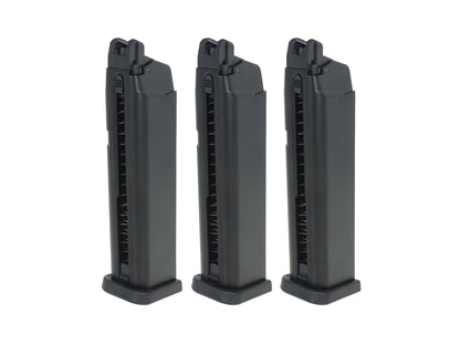 WE G17 / G18C Gen 3 グロック シリーズ ガスブローバック用 25発 スペアマガジン.