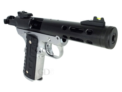 WE ギャラクシー Galaxy 1911 A シルバー フレーム Ver. ガスブローバック ハンドガン メタルパーツ セット.