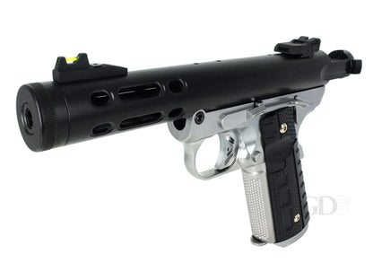 WE ギャラクシー Galaxy 1911 A シルバー フレーム Ver. ガスブローバック ハンドガン メタルパーツ セット.