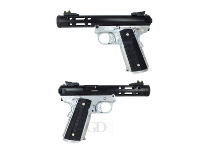 WE ギャラクシー Galaxy 1911 A シルバー フレーム Ver. ガスブローバック ハンドガン メタルパーツ セット.