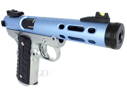 WE ギャラクシー Galaxy 1911 A シルバー フレーム Ver. ガスブローバック ハンドガン メタルパーツ セット.