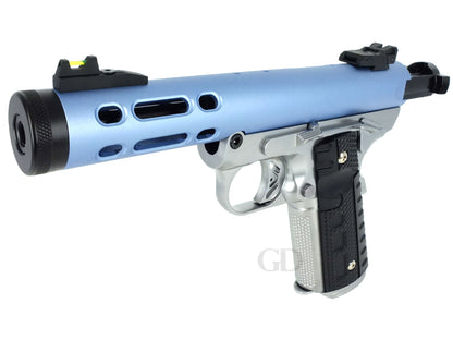 WE ギャラクシー Galaxy 1911 A シルバー フレーム Ver. ガスブローバック ハンドガン メタルパーツ セット.