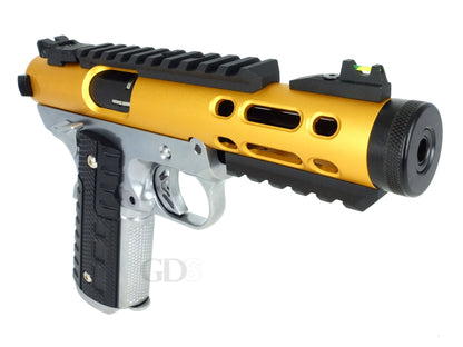 WE ギャラクシー Galaxy 1911 A シルバー フレーム Ver. ガスブローバック ハンドガン メタルパーツ セット.