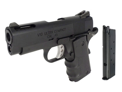 [ GD6-JP カスタム ] [ スプリングフィールド 刻印入り ] AW CUSTOM NE1002 V10 ULTRA COMPACT ウルトラコンパクト ガスブローバック ハンドガン メタルパーツ セット.