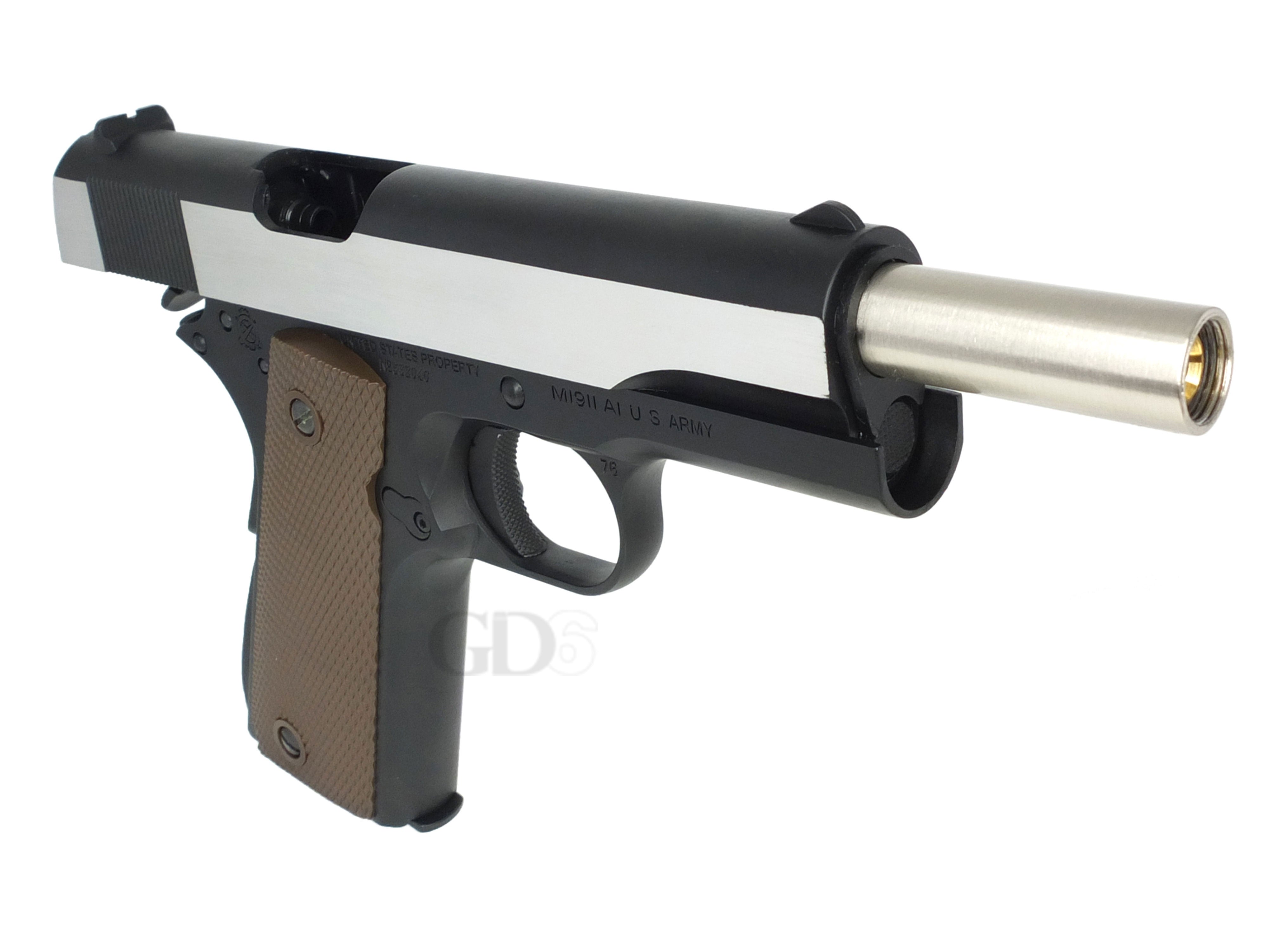 ARMY M1911A1 コルト ガバメント Colt Government ガス ブローバック ハンドガン メタルパーツ セット. – GD6-JP