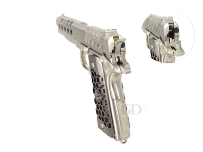 WE M1911A1 ヘックス カット スタイル Hex Cut Style ガスブローバック ハンドガン メタルパーツセット.