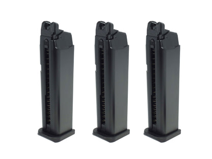 WE グロック17 G17 GEN5 シリーズ ガスブローバック用 25発 スペアマガジン.